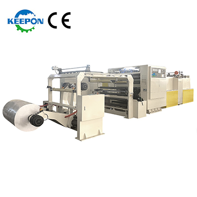 Label Stock Sheeter Machine For Sheeting Self Ahesivel Label Roll