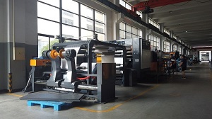 SM-1400 model paper sheeting machine success installed by middle east customers themselves